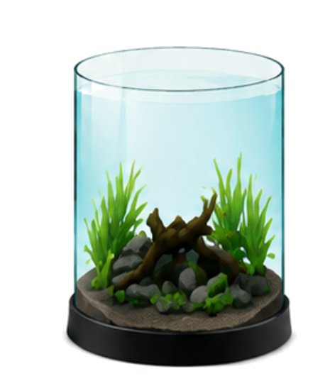 Cylinder Aquarium Tank